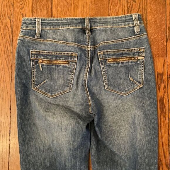Cache Sz 2 Zipper Jeans So cute!! EUC - Picture 7 of 11